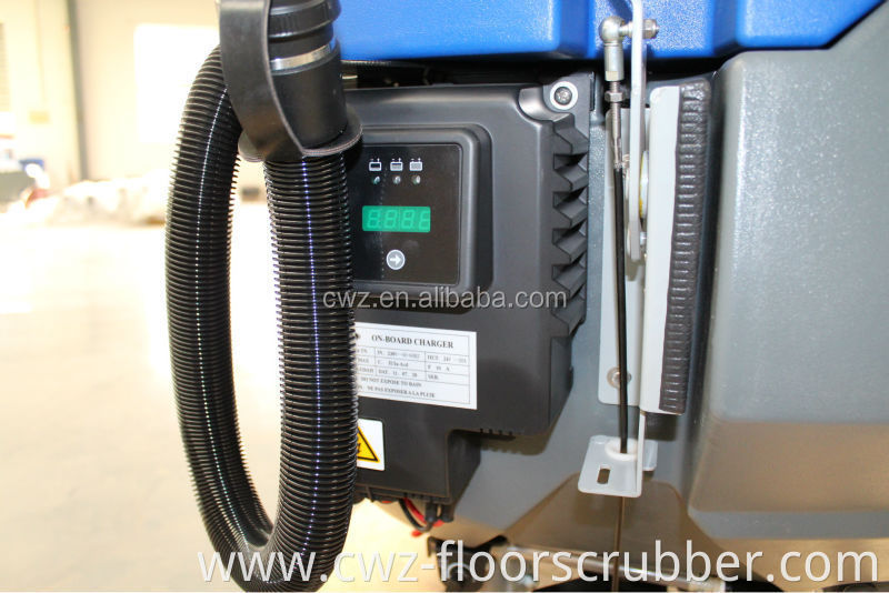 Industrial battery dryer floor cleaning machine scrubber